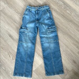 MOTHER The Rambler Cargo Ankle Jeans